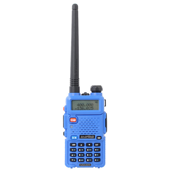 

BAOFENG UV-5R Blue 136-174/400-480Mhz Dual Band UHF/VHF Walkie Talkie